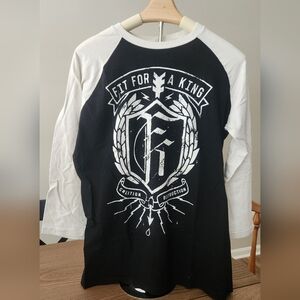 Fit For a King Baseball Tee